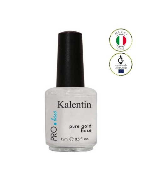 Base per smalto rinforzante con Oro - Pure Gold Base | Kalentin