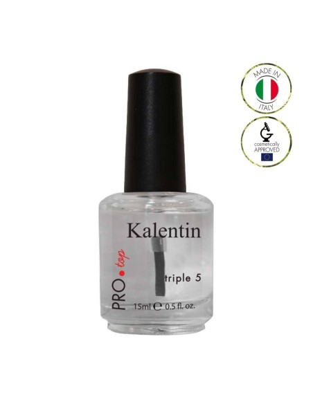 Smalto top coat 5 in 1 rinforzante  | Kalentin