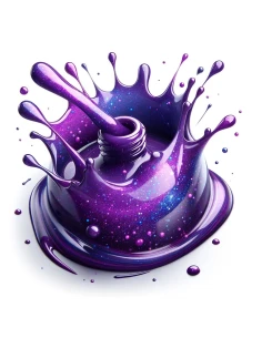 Smalto per unghie violetto  - Sublime Lux n.56  │Kalentin 2