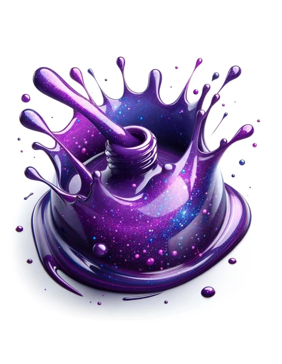 Smalto per unghie violetto  - Sublime Lux n.56  │Kalentin