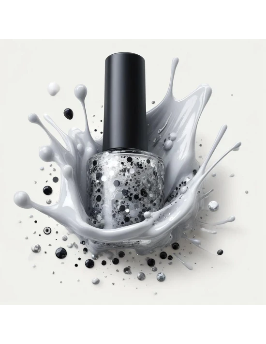 Smalto per unghie grigio  - Sublime Lux n.57 │Kalentin