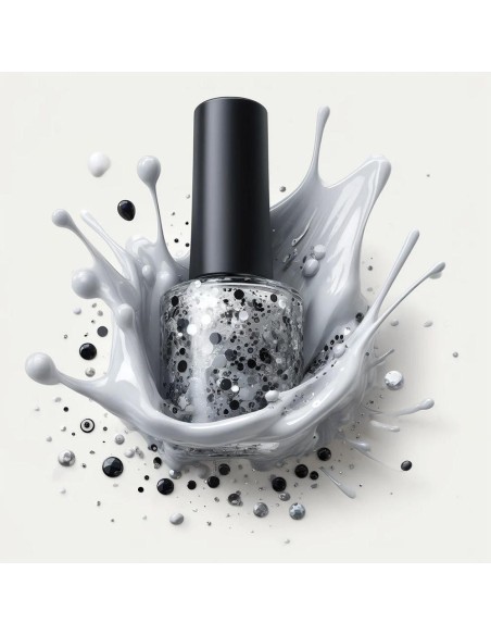 Smalto per unghie grigio  - Sublime Lux n.57 │Kalentin