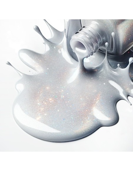 Smalto per unghie glitterato / base trasparente  - Sublime Lux n.58 │Kalentin