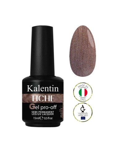 Smalto gel semipermanente marrone perlato - Tiche 1 | Kalentin