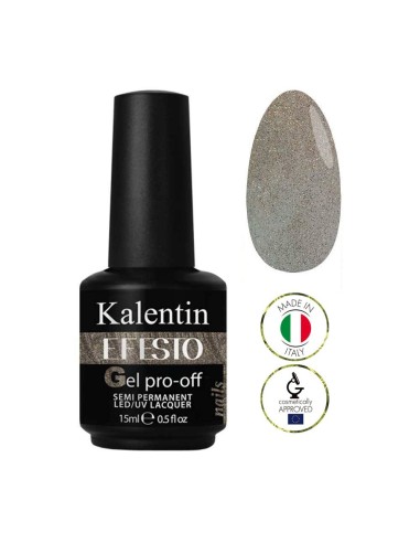 Smalto gel semipermanente grigio oro perlato - Efesto 2 | Kalentin