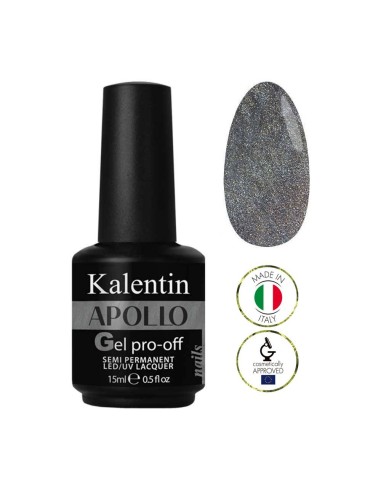 Smalto gel semipermanente grigio chiaro perlato - Apollo 3 | Kalentin