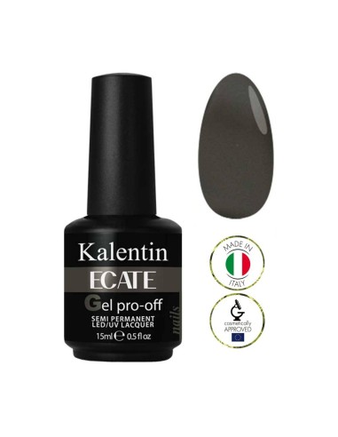 Smalto gel semipermanente grigio intenso - Ecate 38 │Kalentin