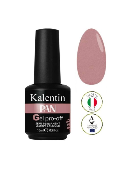 Smalto gel semipermanente rosa naturale scuro - Pan 43 │Kalentin