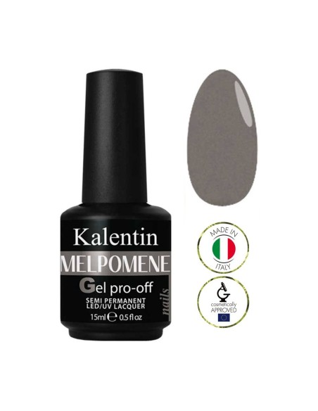 Smalto gel semipermanente grigio - Melpomene 67 │Kalentin