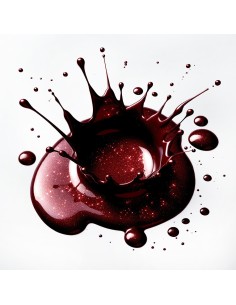 Smalto gel semipermanente bordeaux metallizzato - Urania 77 senza TPO │Kalentin 2