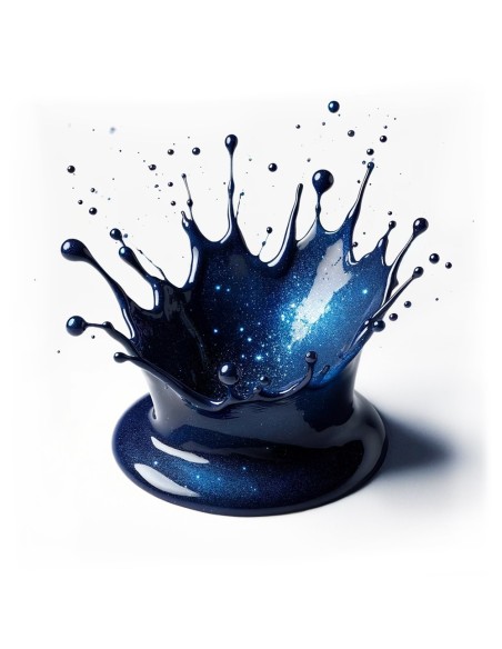 Smalto gel semipermanente glitter indaco - Proteo 81 senza TPO │Kalentin