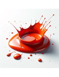 Smalto gel semipermanente rosso arancio - Celeno 91 senza TPO │Kalentin 2