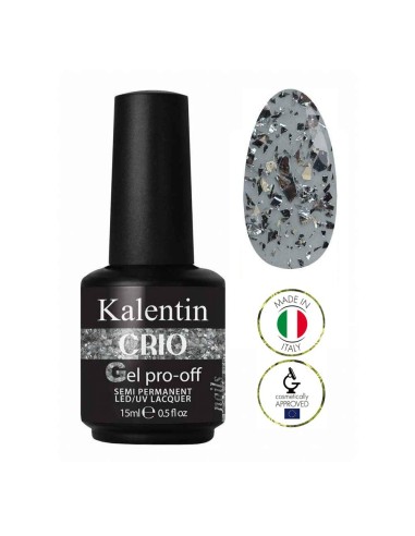 Smalto gel semipermanente foil argento - Crio 84 │Kalentin