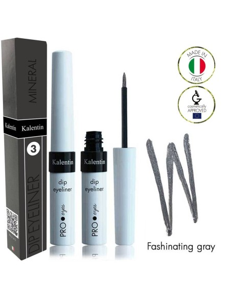 EYELINER MINERALE 3 Kitty - grigio | Kalentin