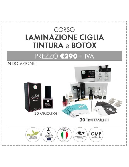 Corso laminazione e tinta ciglia + KIT | Kalentin corsi pro