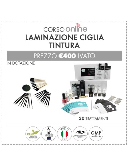 Corso ONLINE laminazione ciglia + tintura | Kalentin corsi pro