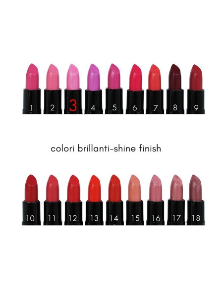 ROSSETTO MINERALE  3 Seductive - finish brillante fucsia acceso | Kalentin