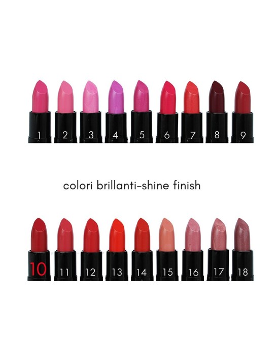 ROSSETTO MINERALE  10 Erotic - finish brillante rosso scuro intenso | Kalentin