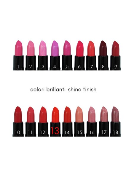 ROSSETTO MINERALE  13 Hot - finish brillante rosso intenso | Kalentin