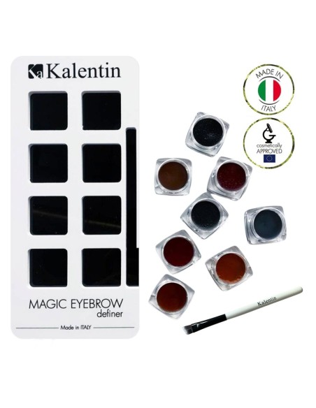 Tavola ombretti per sopracciglia Magic Eyebrow Definer piena | Kalentin