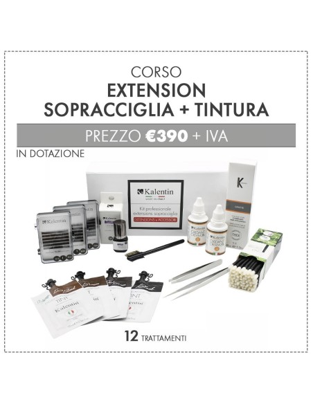 Corso extension sopracciglia | Kalentin corsi pro