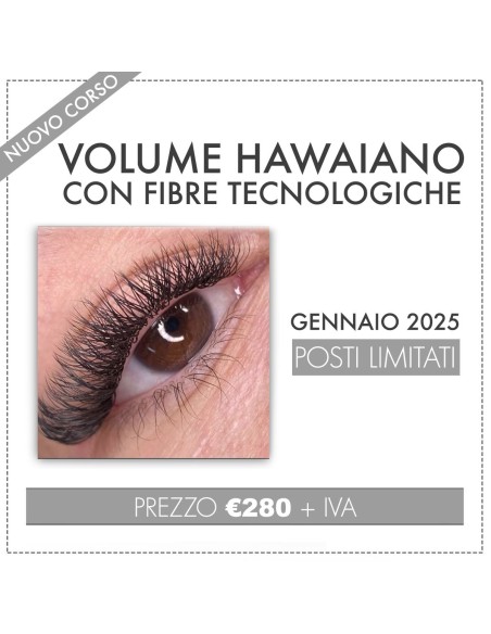 IN PRESENZA - Corso extension ciglia volume hawaiano con fibre tecnologiche | Kalentin corsi professionali