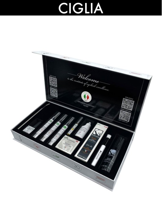 KIT MADE IN ITALY con Genie laminazione-tinta ciglia (30 applicazioni) | Kalentin cosmetici
