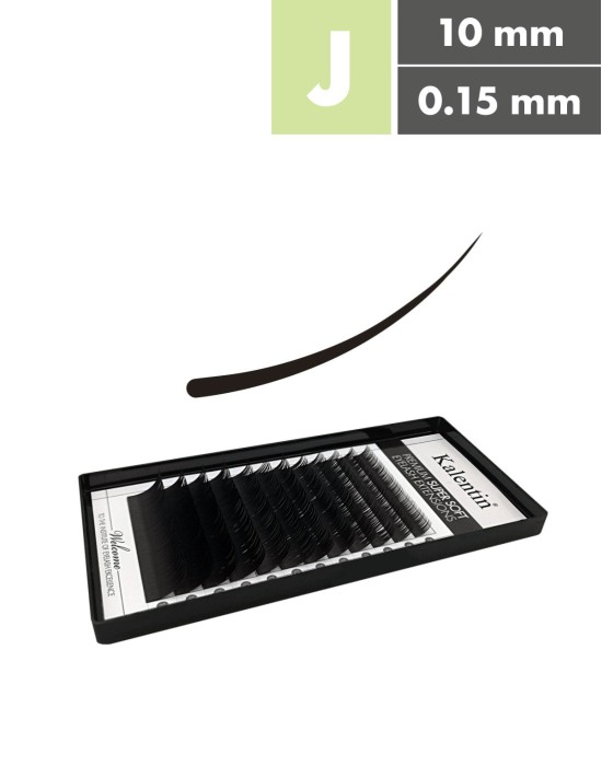 Extension ciglia J Ø0,15 - 10mm | Kalentin cosmetici professionali