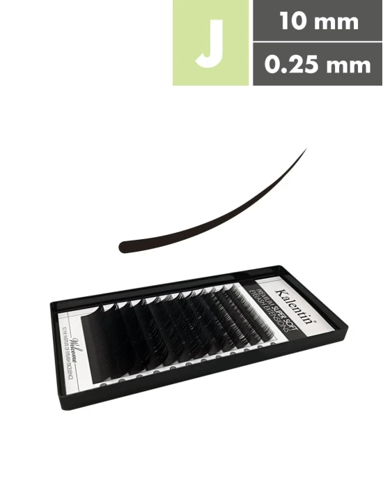 Extension ciglia J Ø0,25 - 10mm | Kalentin cosmetici professionali