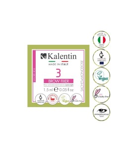 BROW FIXER VEGANO 1 monodose da 1,5ml (laminazione sopracciglia) | Kalentin cosmetici di qualità