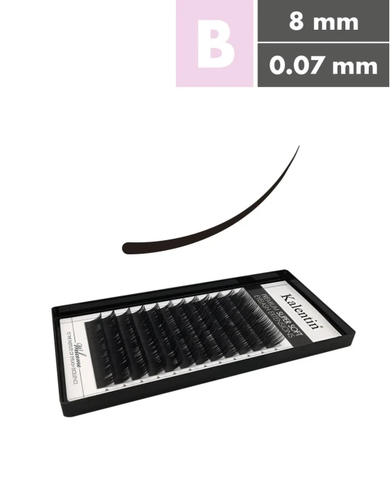 Extension ciglia B Ø0,07 - 8mm | Kalentin