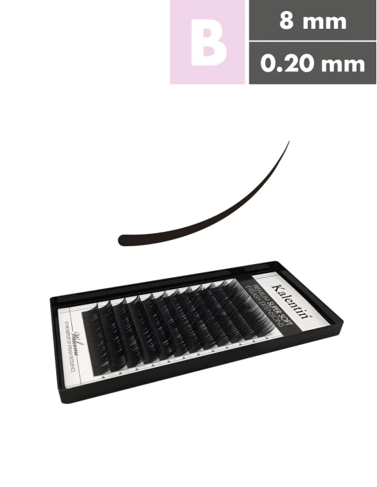 Extension ciglia B Ø0,20 - 8mm | Kalentin