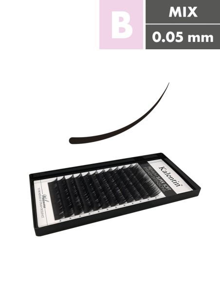 Extension ciglia B Ø0,05 - MIX | Kalentin