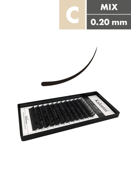 Extension ciglia C Ø0,20 - MIX | Kalentin