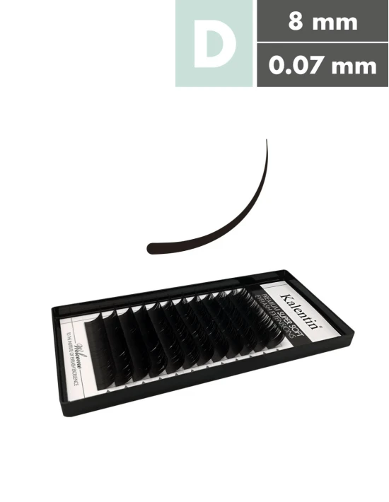 Extension ciglia D Ø0,07 - 8mm | Kalentin
